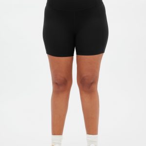 Black High-Rise Run Short