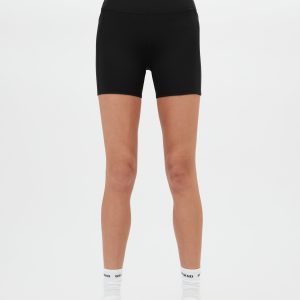 Black Compressive Pocket Run Short
