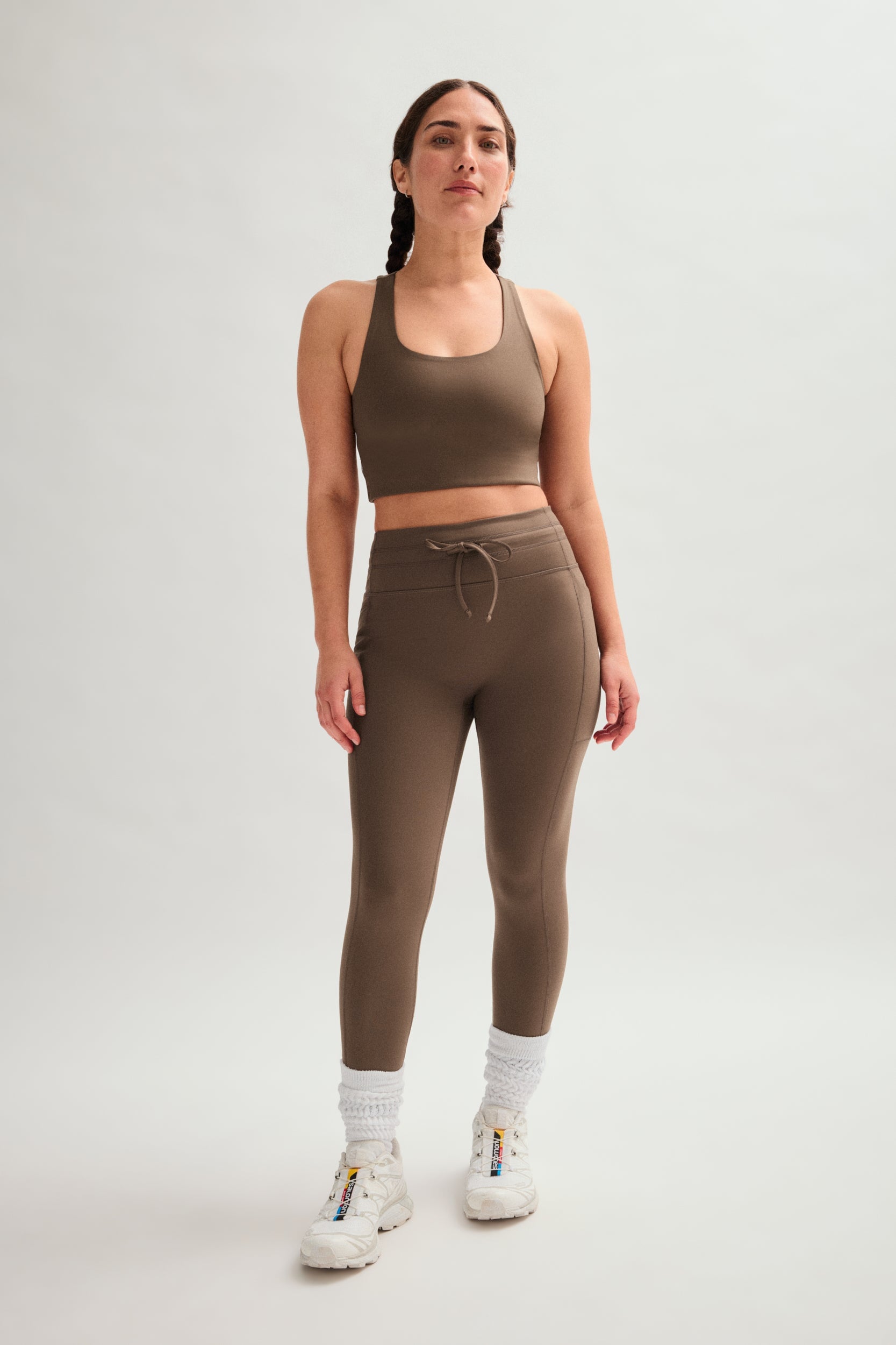Caf茅 Compressive Drawstring Pocket Legging - Image 2