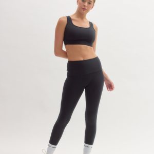 Black Foldover Legging