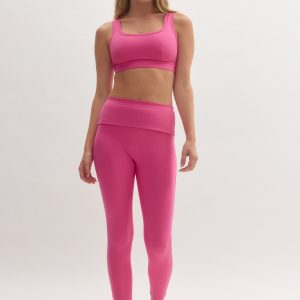 Dragonfruit Foldover Legging