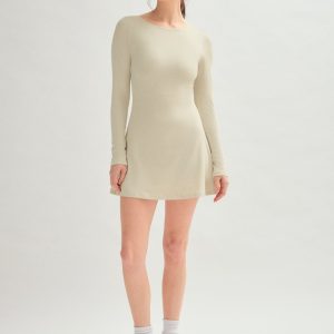 Marble Ava Long Sleeve Mini Dress