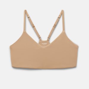 Suede V Neck Bralette