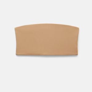 Suede Bandeau Bra